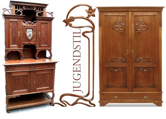 Art Nouveau Belle Epoque Jugendstil Möbel antik erkennen