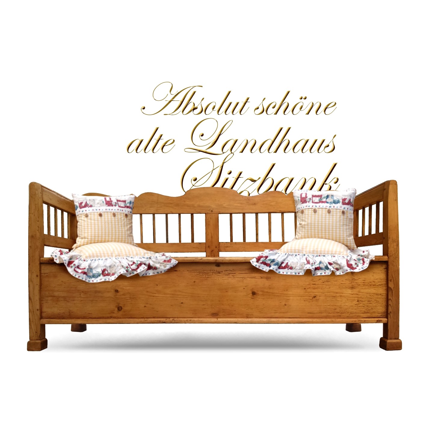 antike Sitztruhe Küchenbank Sitzbank Landhausstil Truhenbank Truhenbank antik