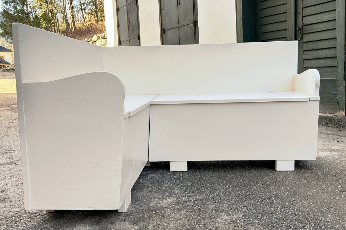 Vintage Eckbank Truhe