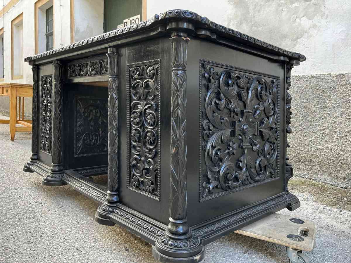 Antiquität Renaissance Schreibtisch antik Barock Möbel