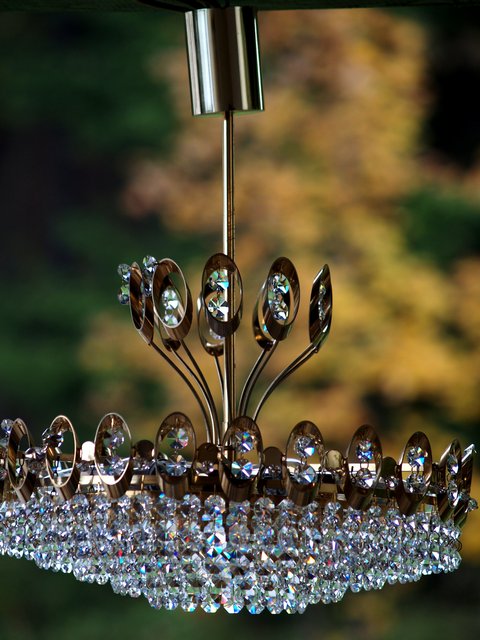 Bleikristall Haengelampe