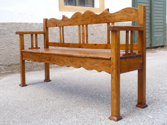 Kuechensitzbank antik