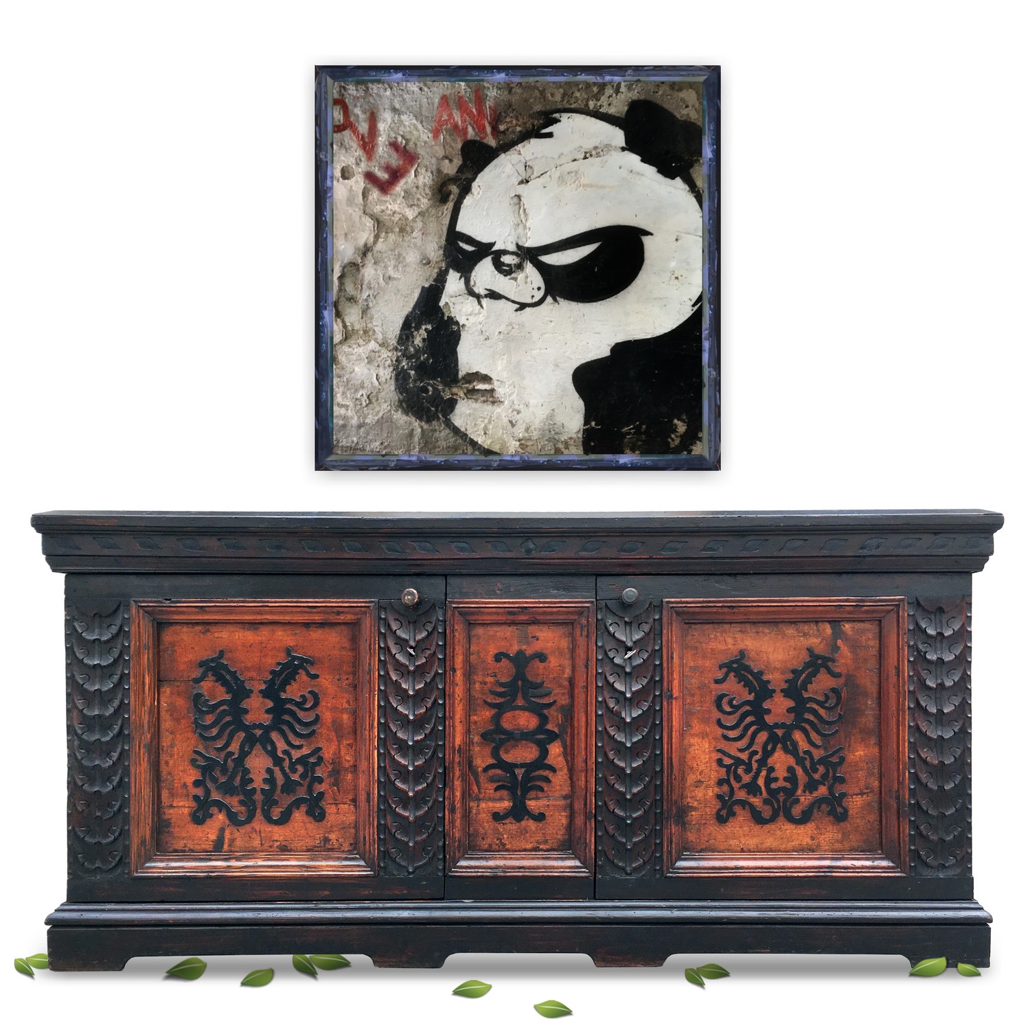 Herrschaftliche Truhe Kommode antik Zirbe massiv ca. 1700 - 1750 restauriert