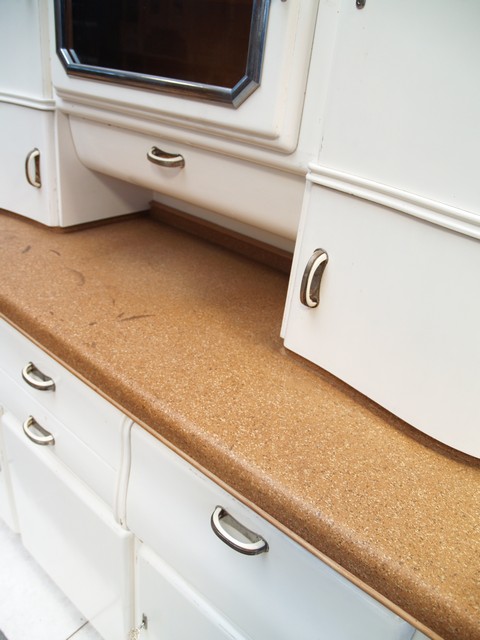 Küchenschrank weiß Vintage