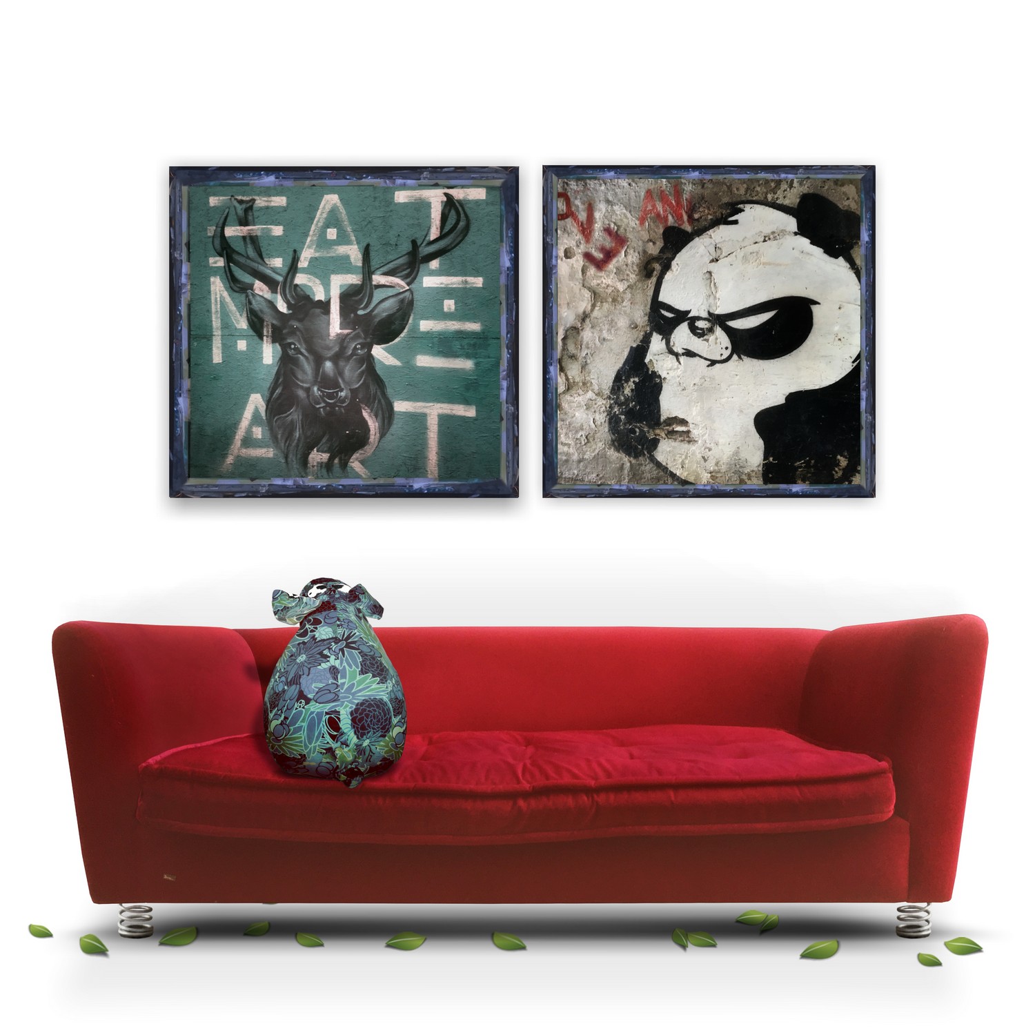 Sofa Bretz Monster bordeaux rot Design Viersitzer Federbeine Sofa Bretz Monster bordeaux rot Design Viersitzer Federbeine