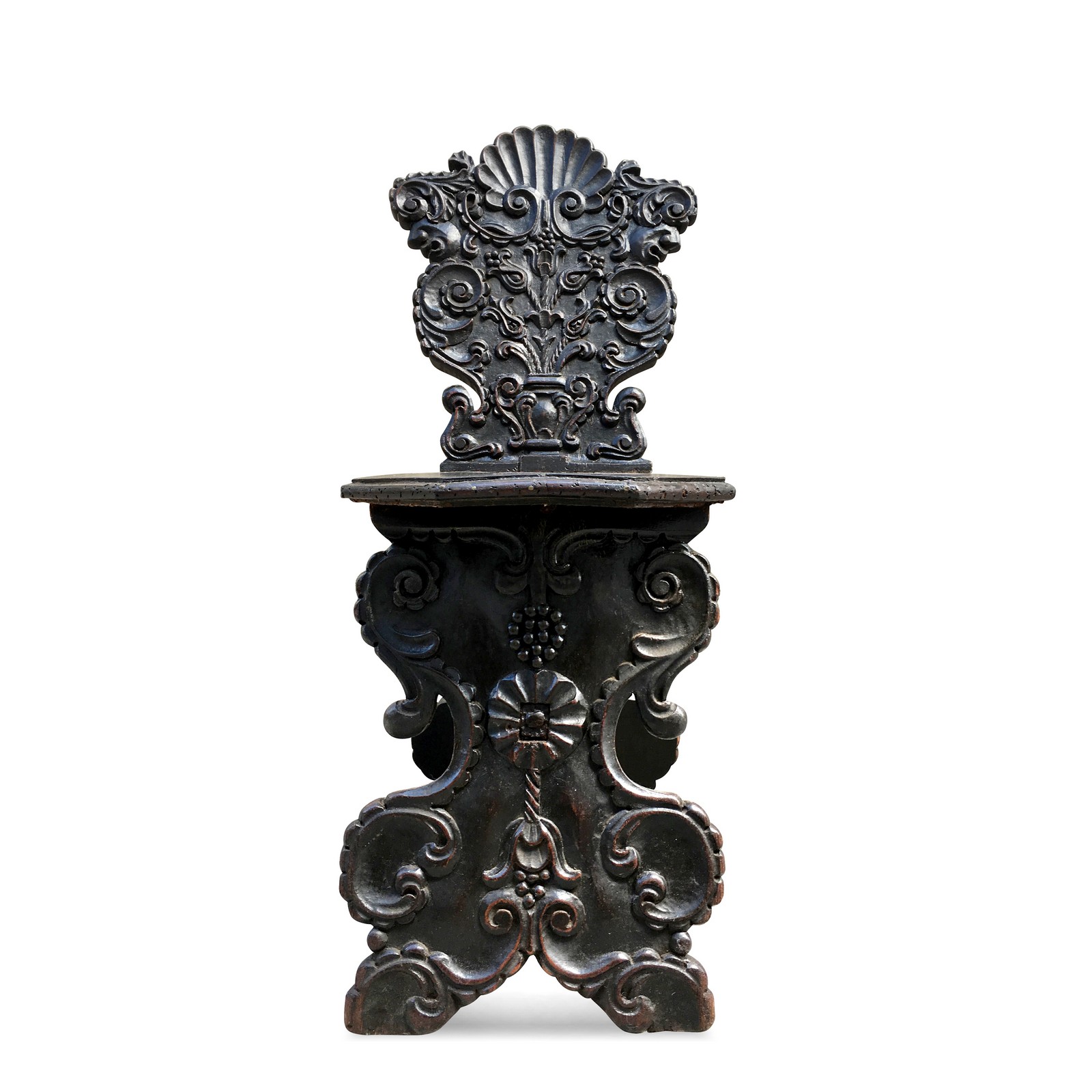 Fratzen Stühle antik Sessel 17. Jhdt provinzielle Renaissance Fratzen Stühle