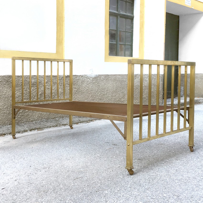 Messingbett Jugendstil