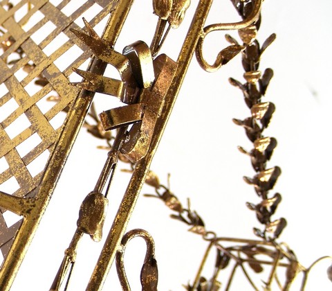 Shabby Chic Tassenhalter Kräuterkrone Küchenregal