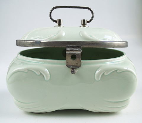 antike Keksdose Keramik