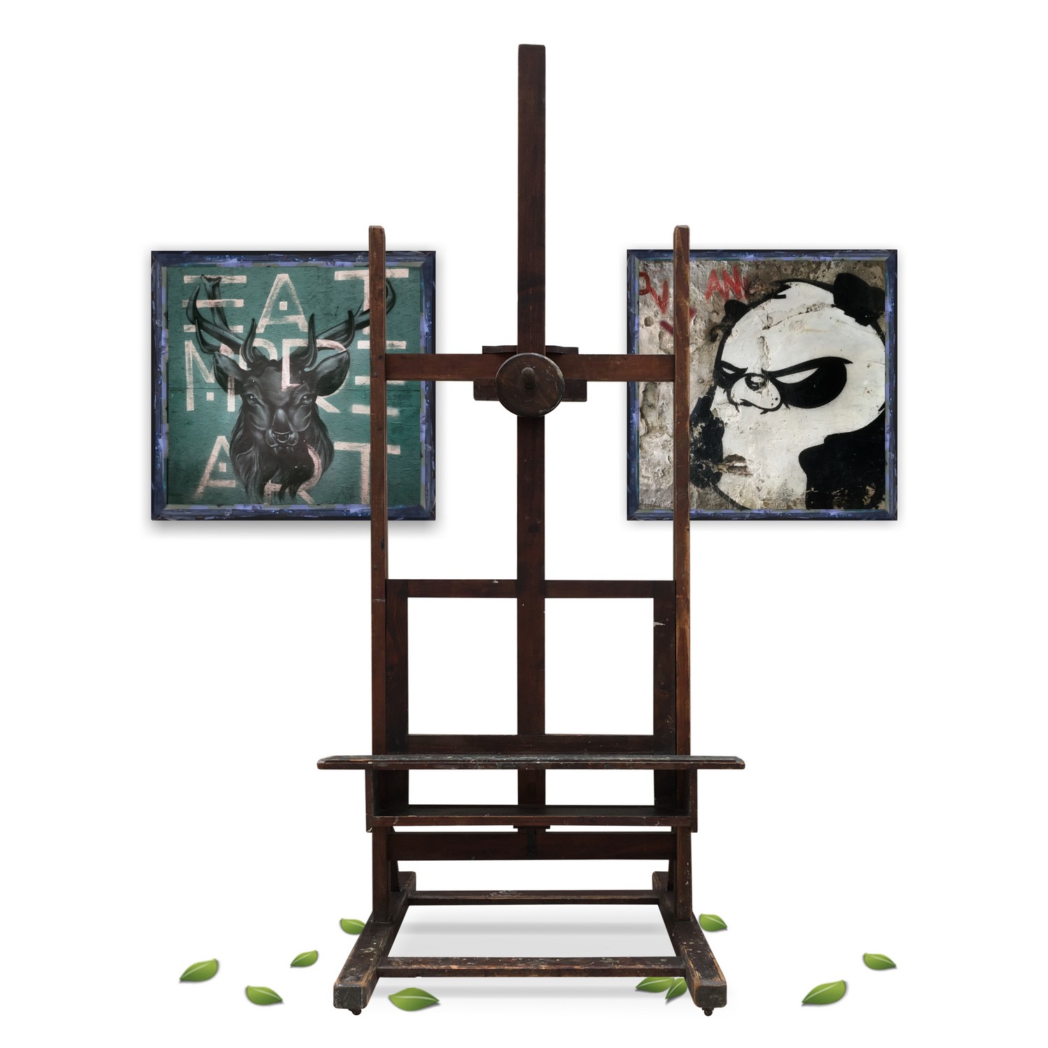 Staffelei Standstaffelei groß Holz mit Rollen fahrbar höhenverstellbar Staffelei Standstaffelei groß Holz mit Rollen fahrbar höhenverstellbar