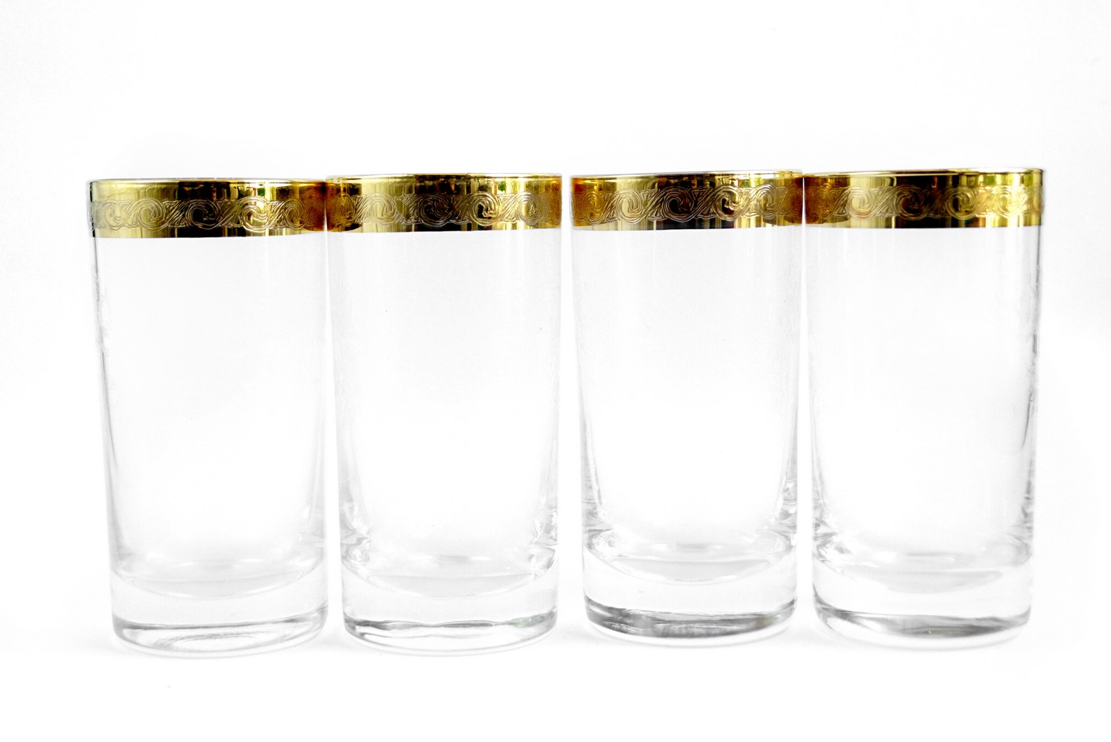 bleikristall gläser murano medici goldrand vergoldet 24ct wassergläser londgrink