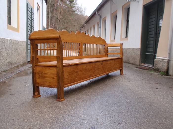 Truhenbank Weichholz