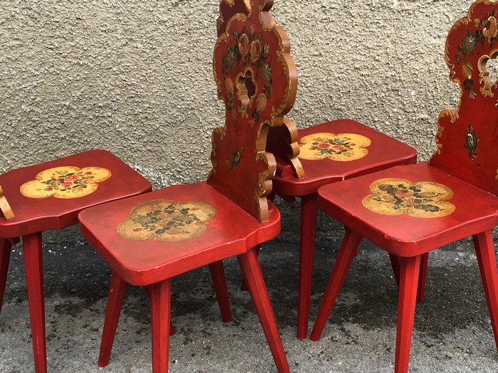 Bauernmalerei Sessel