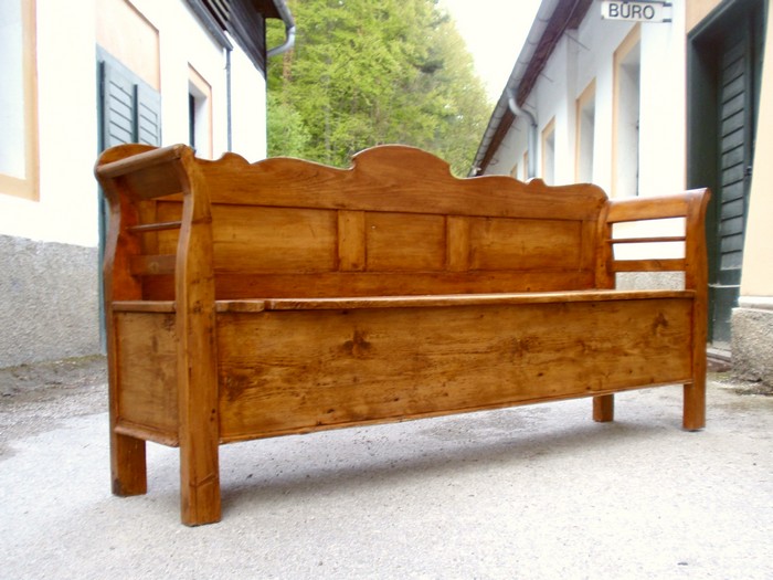 Truhenbank Weichholz