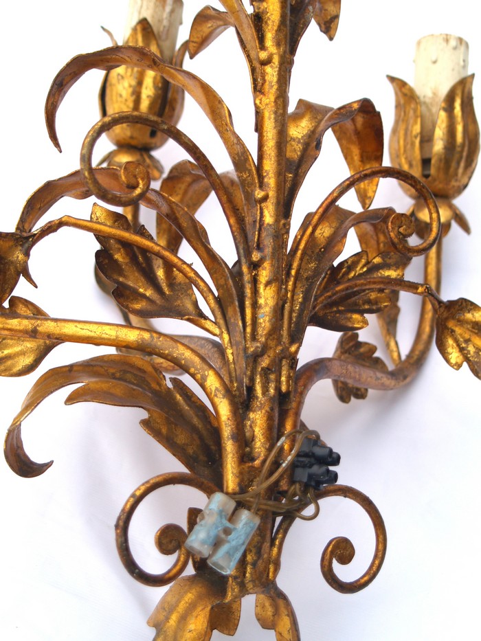 Wandleuchter Blattwerk