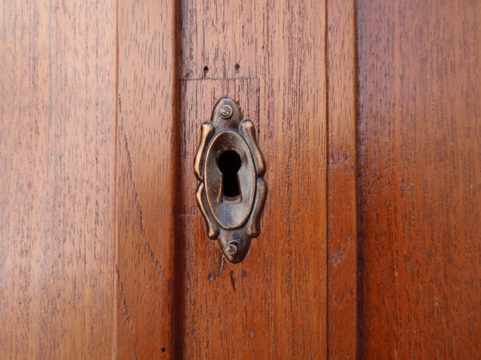 Danish Design Schrank Dielenschrank Umkleide Vintage Vollholz Kasten Laden