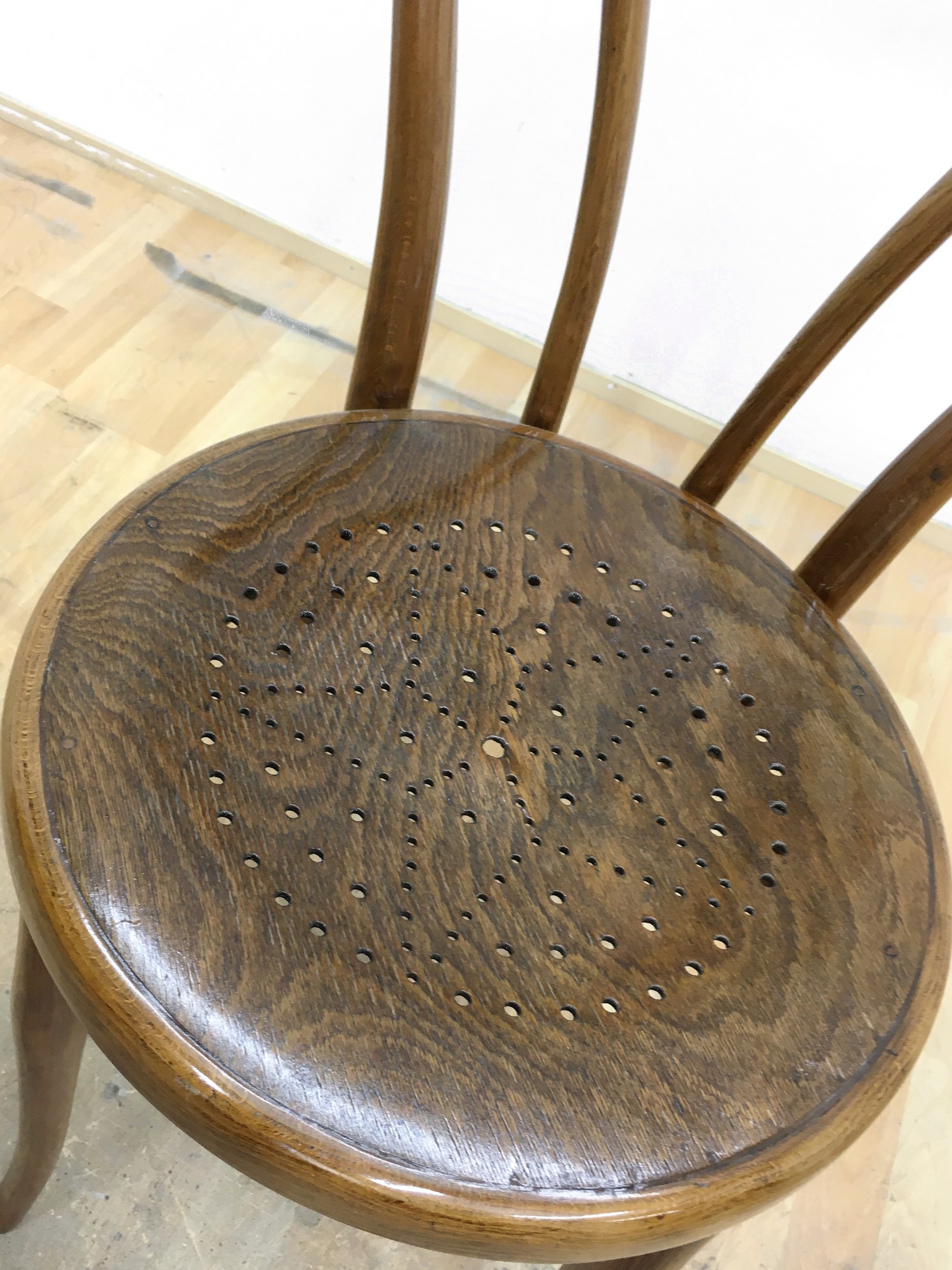 Bugholz Sessel antik restauriert