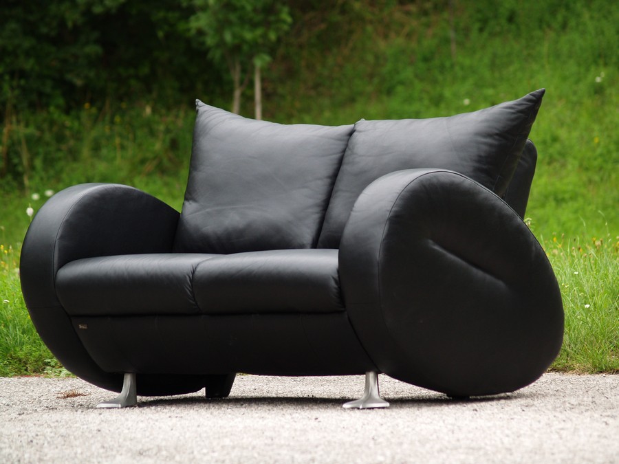 Bretz Leder Sofa Popeye