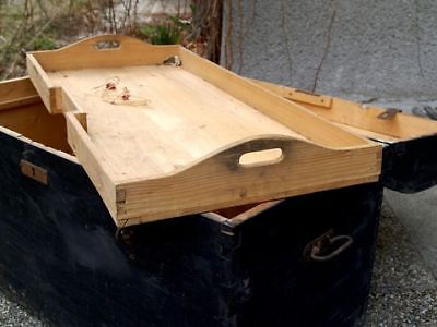 TABLETT Heurigentablett ANTIK Holz groß Shabby Chic Servierbrett Tischschoner