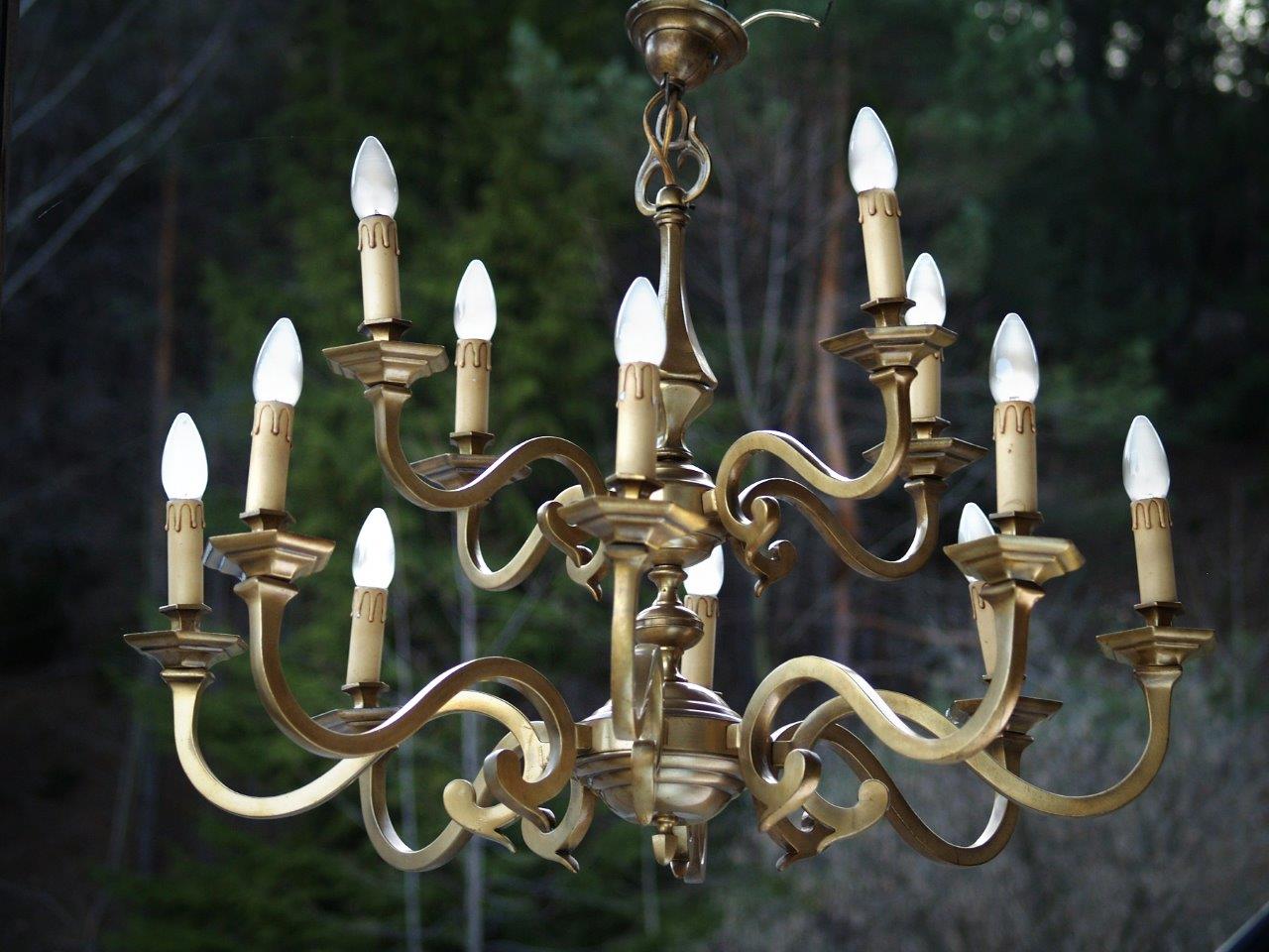 Kronleuchter antikdesign Messing Lampe Vintage groß Kronleuchter antikdesign Messing Lampe Vintage groß