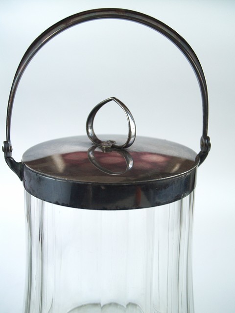 Glas antik Keksdose
