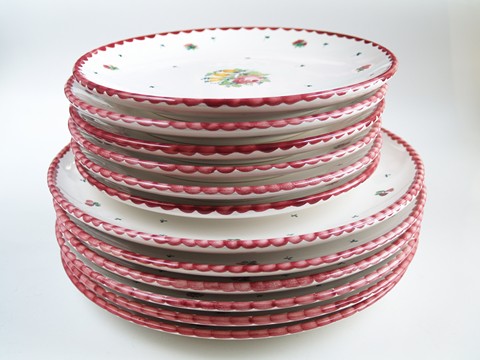 Gmundner Keramik Bidermeier Teller