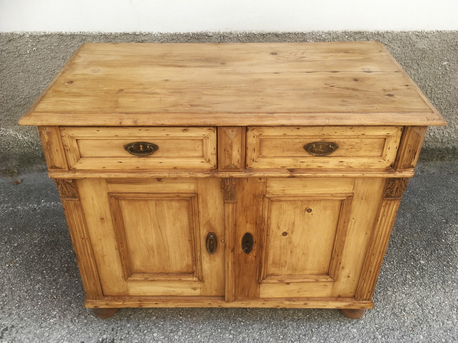 Kommode Anrichte Historismus Weichholz antik