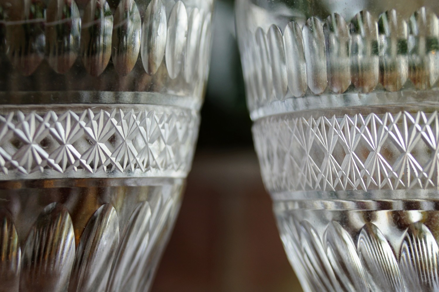 Bleikristall Weingläser Vintage wie neu