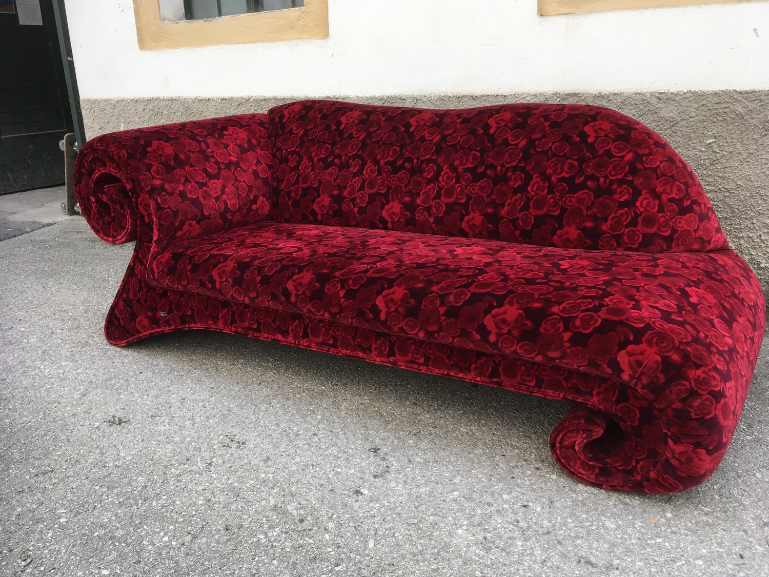 Bretz Sofa Rosenstoff Mammut achtsam gebraucht rot