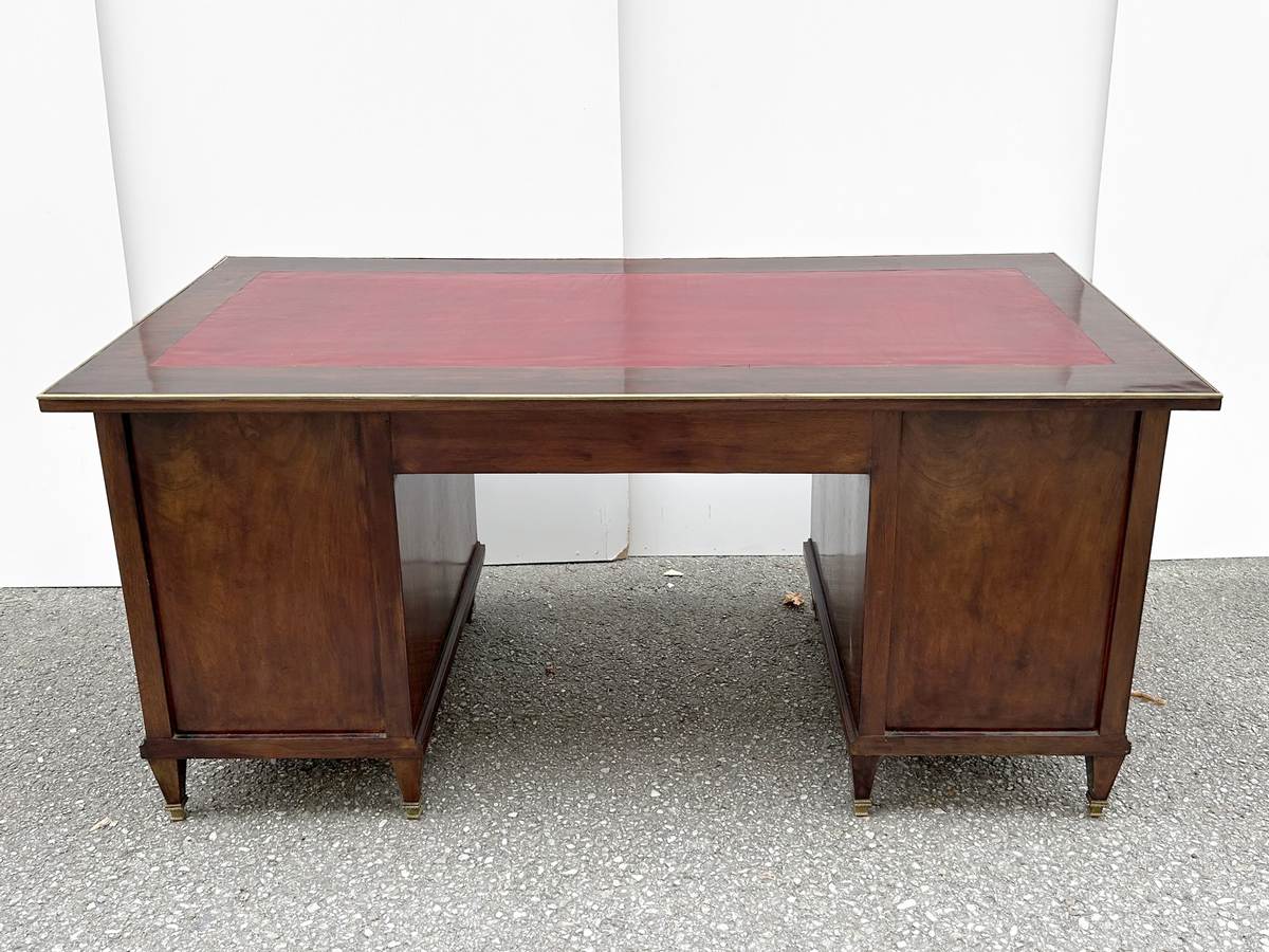 Schreibtisch Ledereinlage