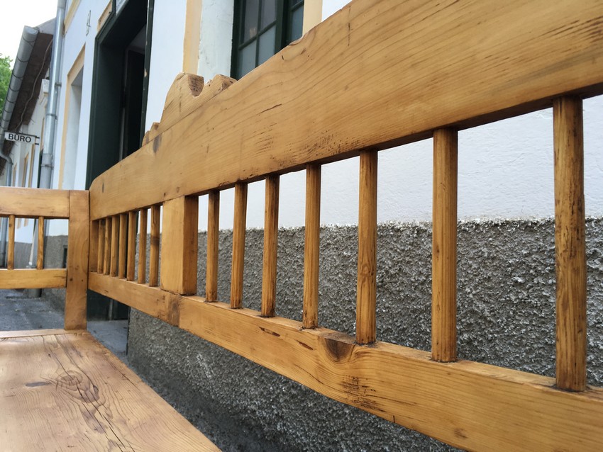 Truhensitzbank Landhaus