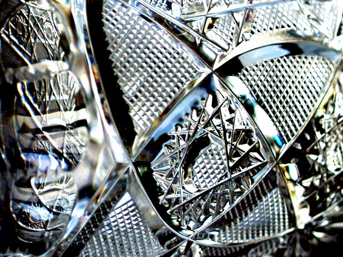 Bleikristall Saftglas handgeschliffen