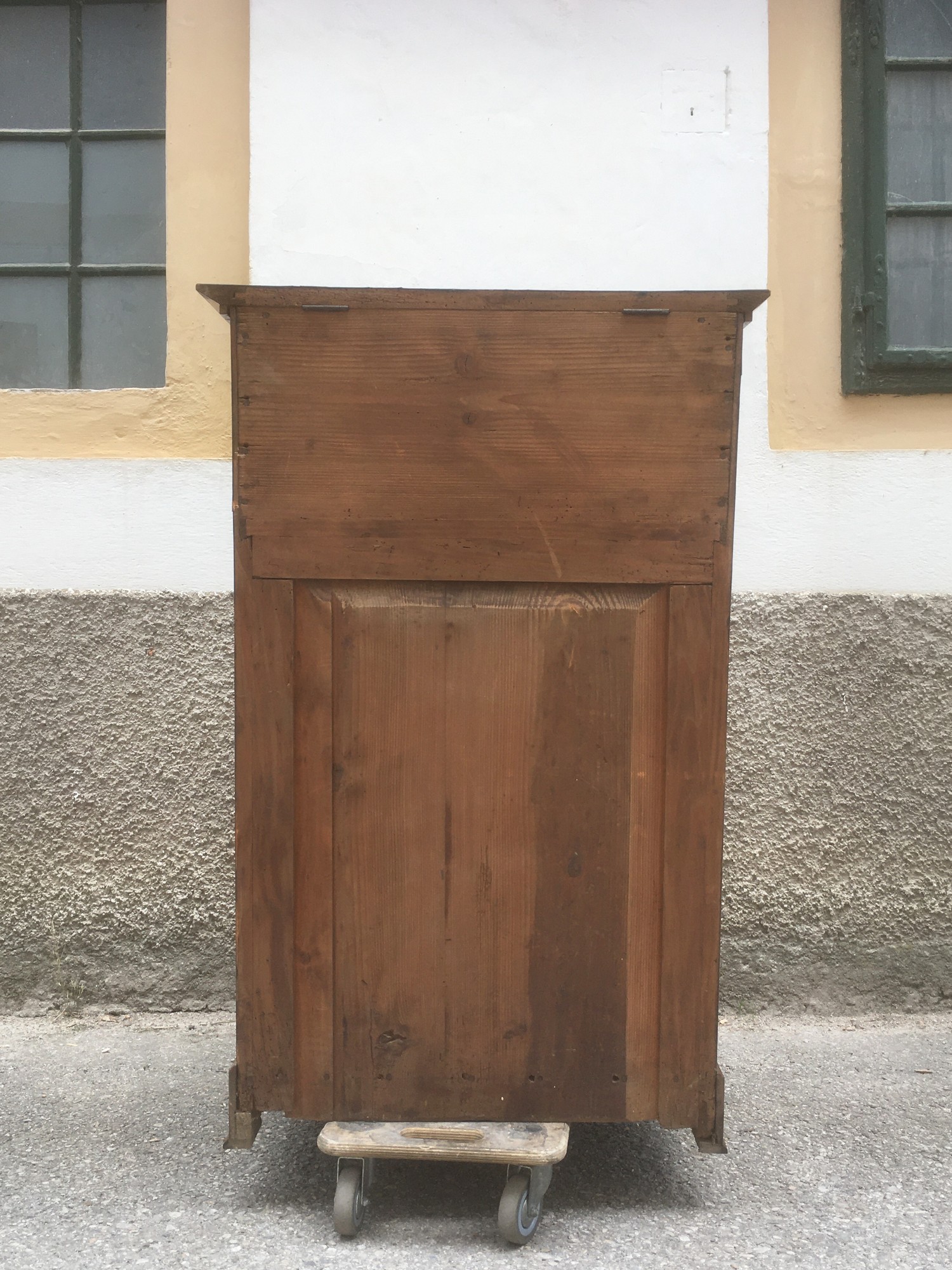 Halbschrank antik Vollholz 100cm