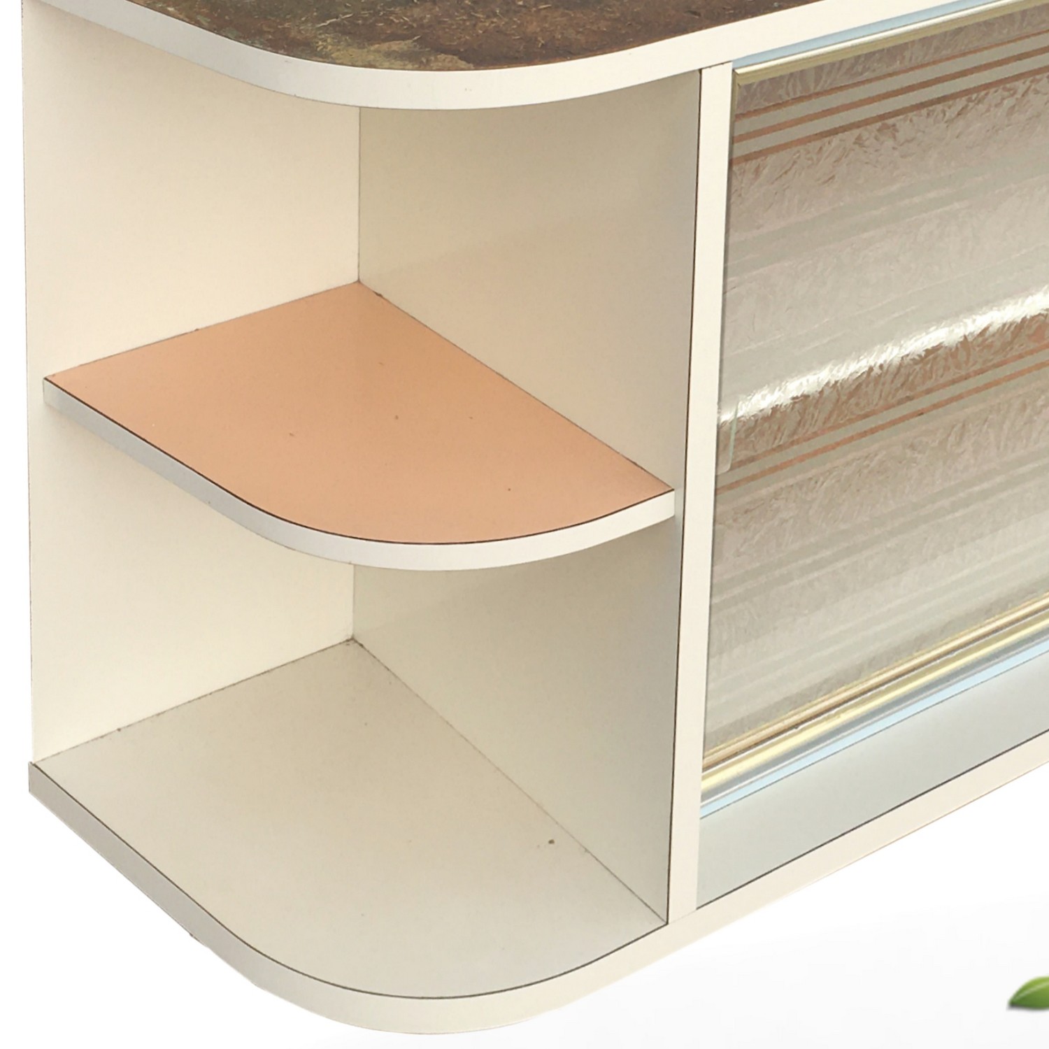 Küchenregal 50er-Jahre Pastell creme