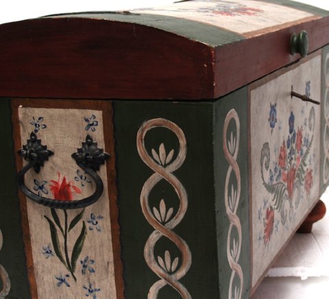Bauerntruhe Truhe handbemalt