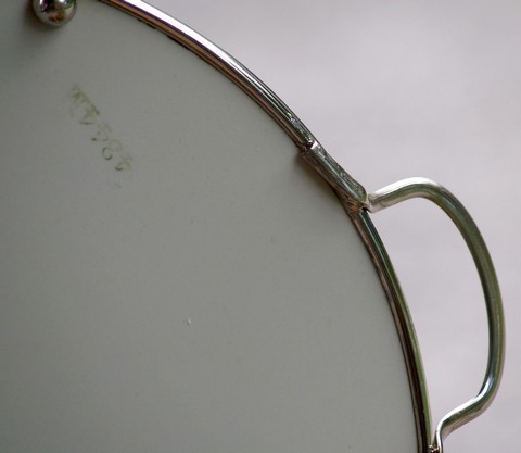 Keramik Käseplatte antik