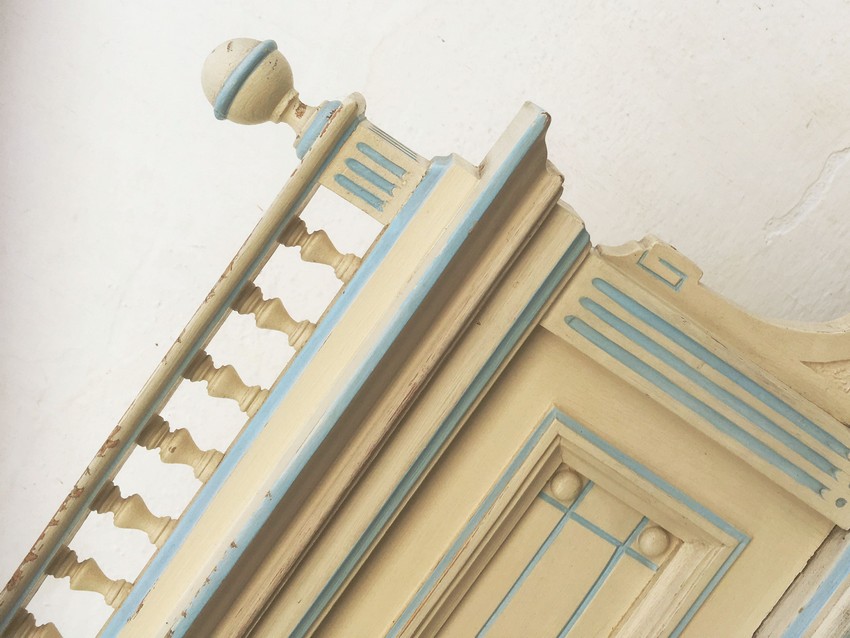 Doppelbett Shabby Chic bemalt