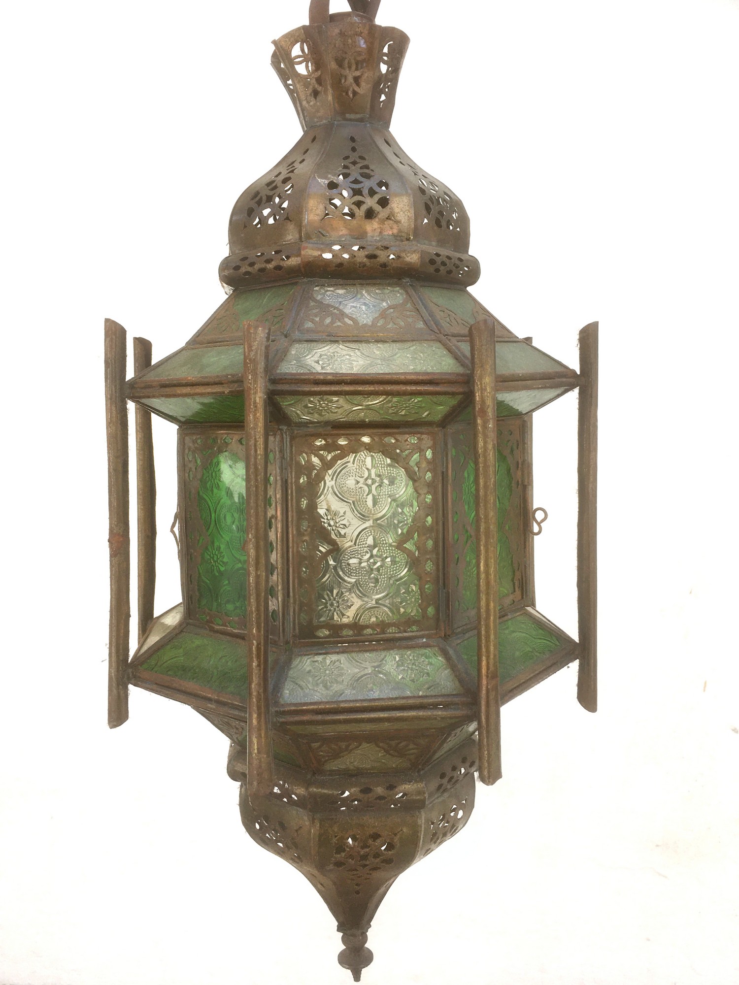 Leuchter Luster Orient Gläser Kupfer Laterne Tiffany Marokko