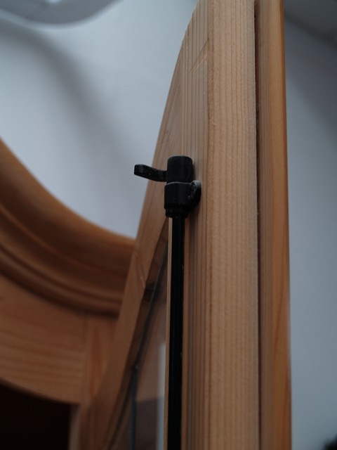 Landhaus Vitrine Schrankvitrine