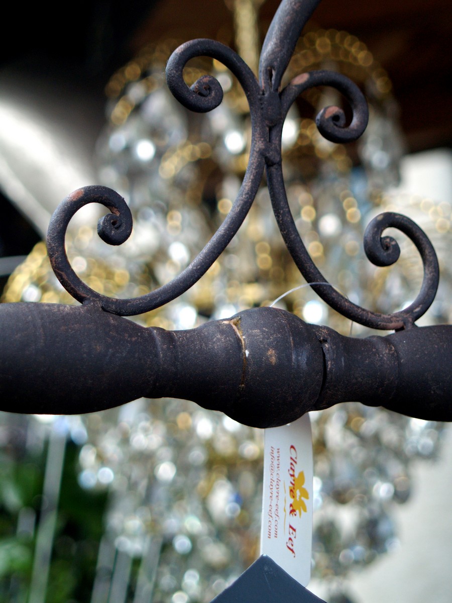 Holz Gusseisen Schild