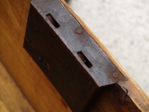 Antike Truhe Naturholz