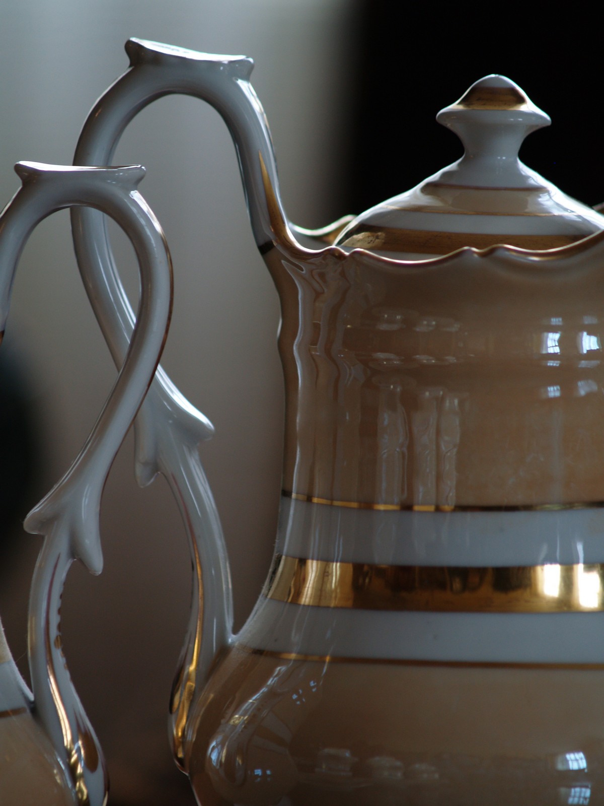 Porzellan golden antik