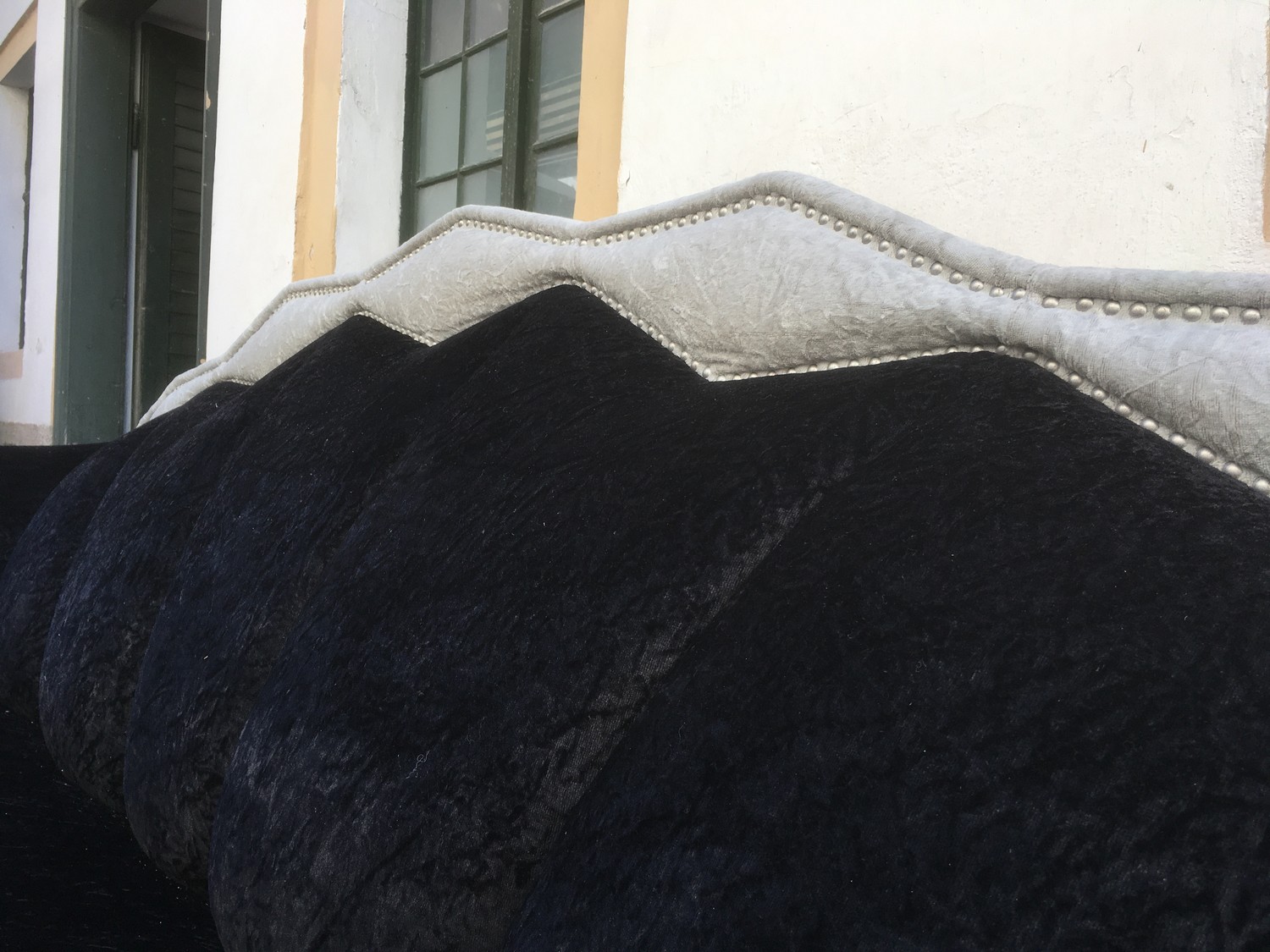 Bretz Sofa T-Rex silber noir Designmöbel Designklassiker gebraucht neuwertig