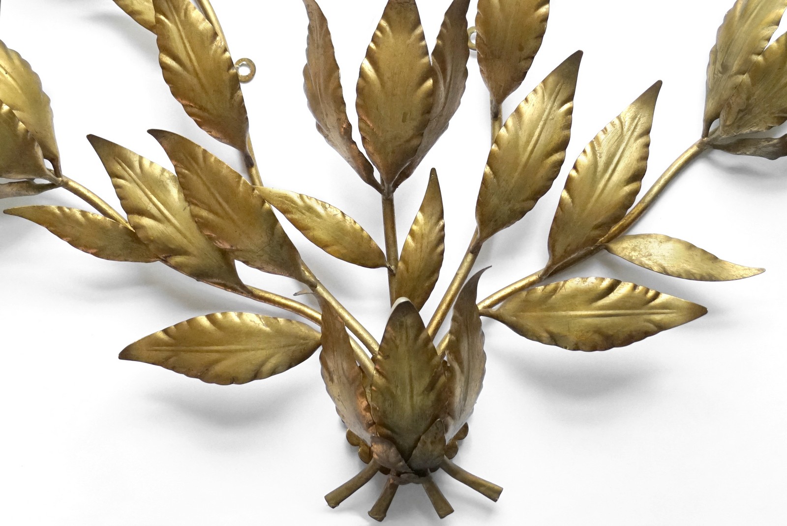 Vintage Wandlampe Hans Koegl Hollywood Regency Wandleuchter Original Palmenlampe Requisite Film