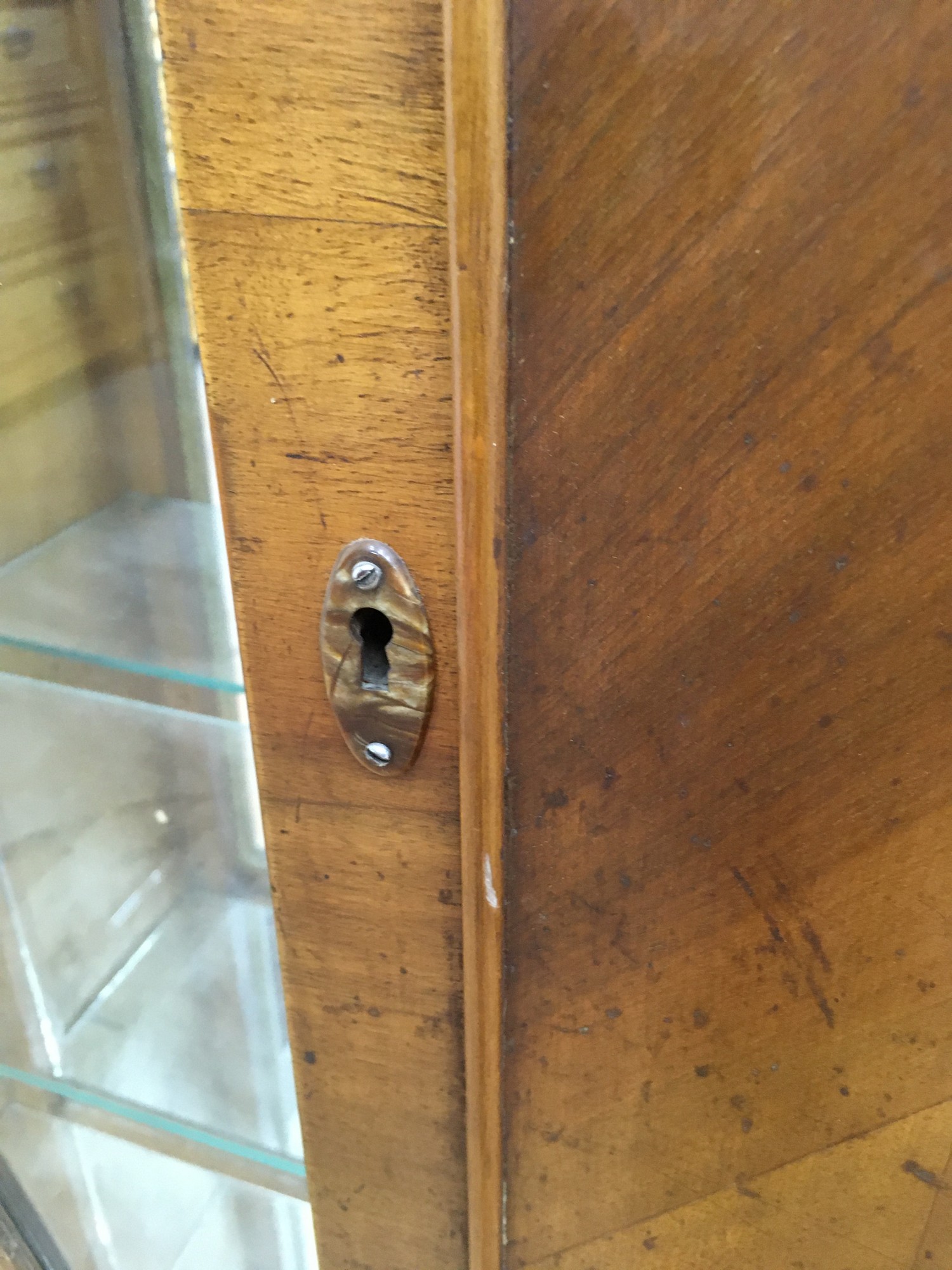 Vitrinenschrank Art Deco Original