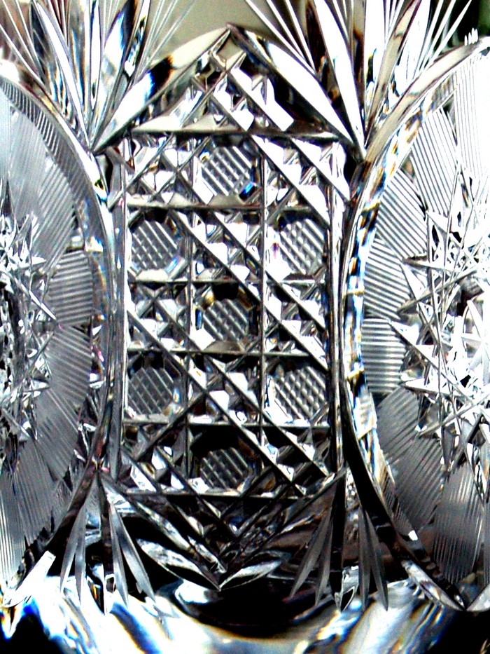 Bleikristall Weissweinglas handgeschliffen