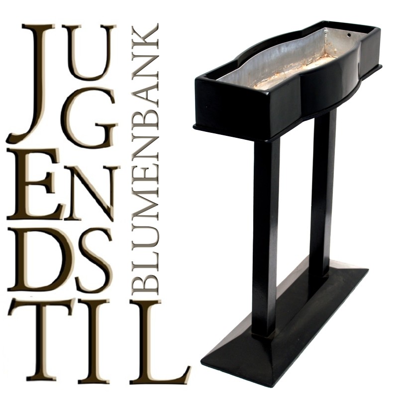 Jugendstil Blumenbank