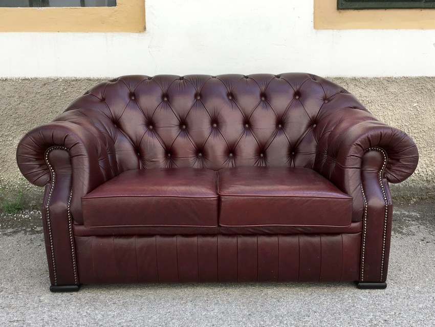 Chesterfield Ledersofa Aktion