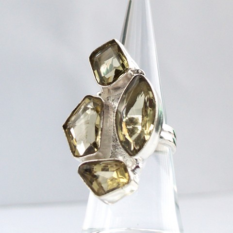 925 Silber Ring Citrin
