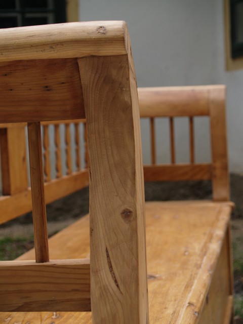 Vollholz Küchenbank antik